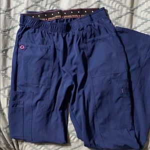 Navy Heart Soul Scrub Pants